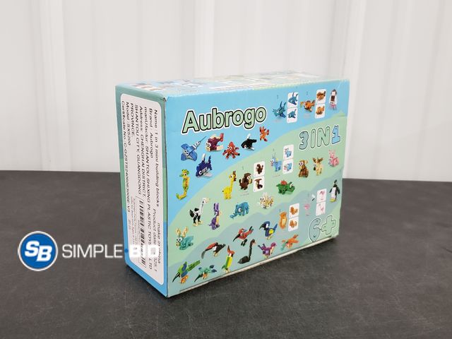 Lot 58-40222 - New Aubrogo 30 pack 3 in 1 Animal Building Blocks mini sets Party favors and more  unopened