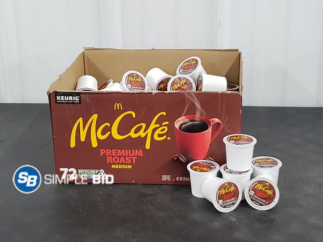Lot 58-78384 - McCafé Premium Roast Coffee 51 K Cups - unopened - open box