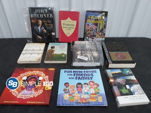 Lot 58-35954 - BOOKS! Lot of New Hard and Soft Cover Books - various titles