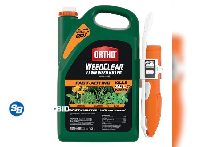 Lot 58-71839 - New Ortho WeedClear Lawn Weed Killer Ready-To-Use with Comfort Wand, 1 gal. ( NO WAND)