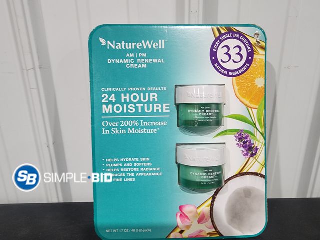 Lot 58-27338 - New NatureWell Dynamic Renewal Cream 1.7 oz 2 pack each