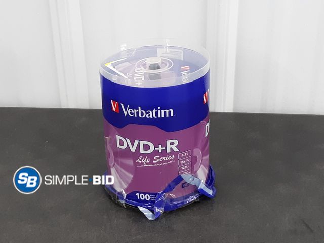 Lot 58-39069 - Verbatim DVD+R life Series - open package - appears unused