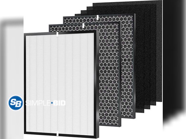 Lot 58-27196 - New 7 Pack Amboseli 3000 Filter Replacement – Compatible with 3000 Air Purifier (1 air Filter, 2 Act...