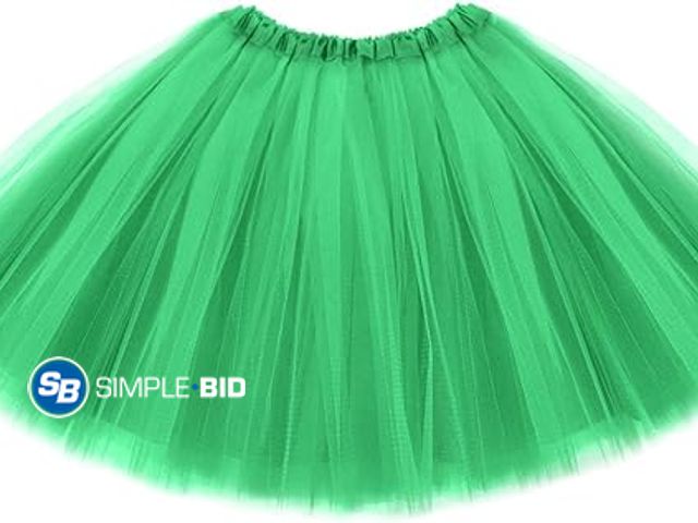 Lot 58-54844 - Lot of (5) New Tutus for Women, Adult Tutu Skirts for Women 4 Layered Classic Elastic Tulle Tutu Ski...
