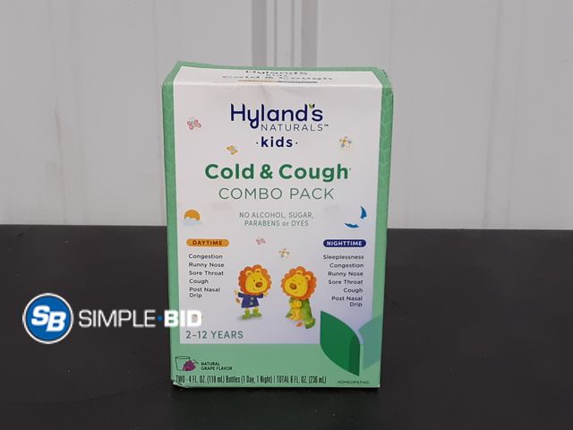 Lot 58-26244 - Hyland's Natural Kids - Cold &amp; Cough Combo Pack