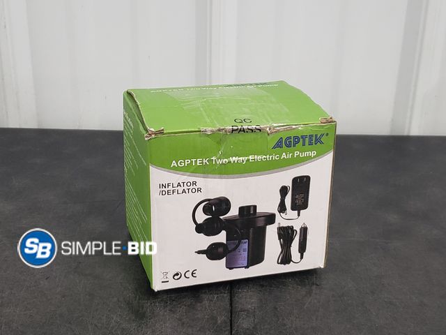 Lot 58-53851 - AGPTEK Two Way Electric Air Pump