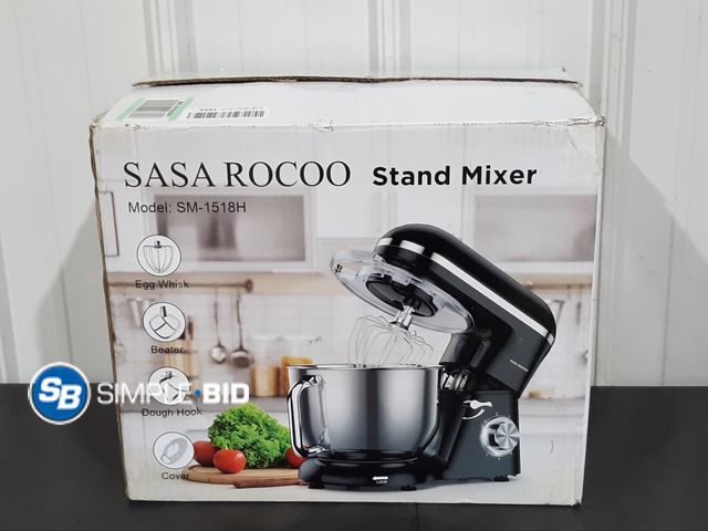 Lot 58-27503 - New Sasa Rocoo Stand Mixer Model#SM-1518H