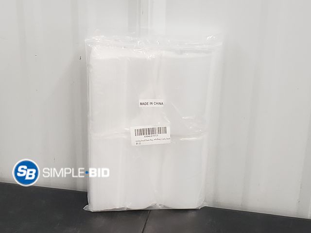 Lot 58-60232 - New Aubeco Plastic Bags, 200pcs 4 x 6 inch 2 mil Thick, Zip Bags, Clear Jewelry Bag, Baggies with Re...