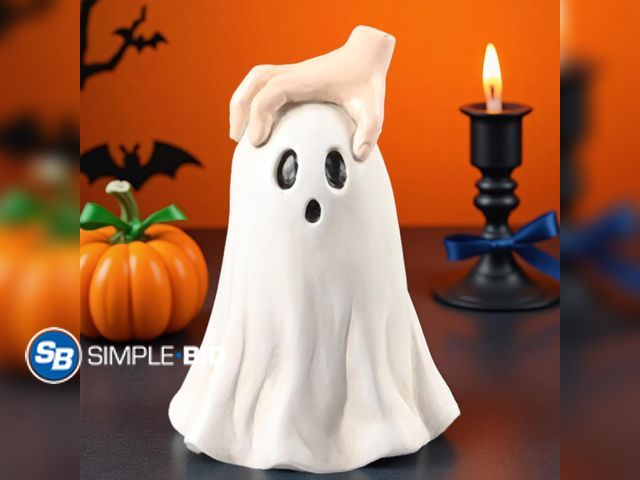 Lot 58-73742 - New Halloween Decorations Indoor Ghost Decor Spooky Gifts for Women | 3.5 inch Halloween Figurines G...