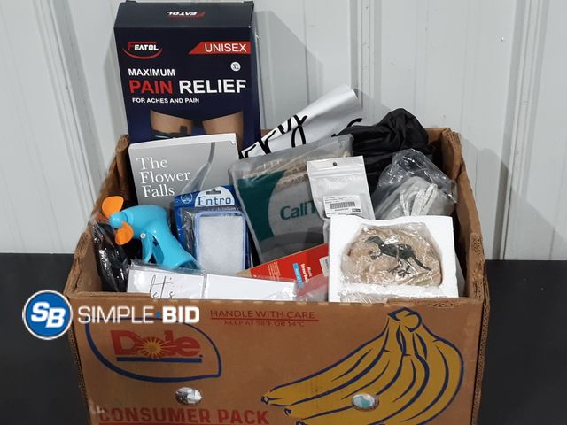 Lot 58-26916 - BOX of Small amazon items - variety of items - unused