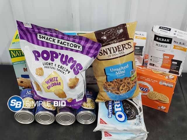 Lot 58-83845 - FOOD LOT! Lot of Various food - unopened - expired