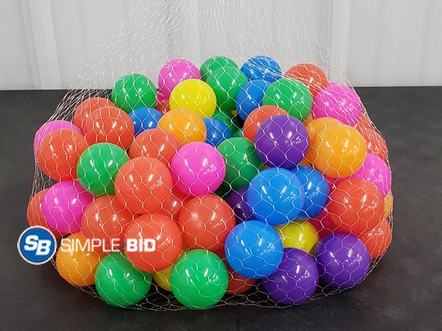 Lot 58-58781 - Lot of Plastic Balls - Great for Bounce houses, for the littles and more