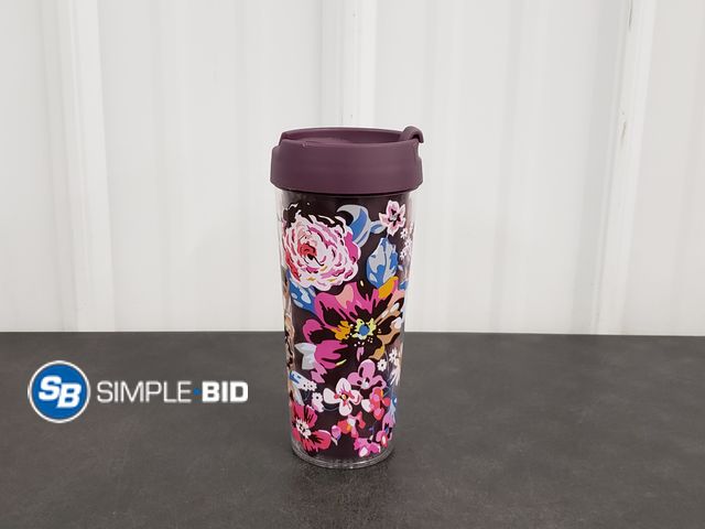 Lot 58-54541 - Plastic Floral Tumbler