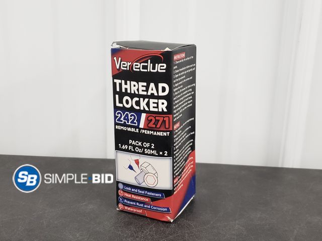 Lot 58-39628 - Vereclue Thread Locker 242 Removable 271 Permanent
