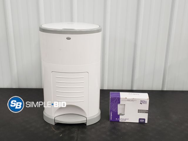 Lot 58-67523 - Dekor Diaper Pail With Refill Bags