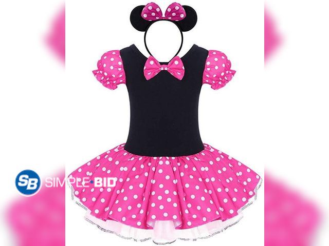 Lot 58-32506 - New KAWELL Mini Mouse Female Fancy-Dress Costumes for Toddler, Child 5-6Y