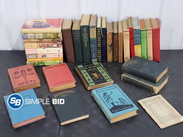 Lot 58-67771 - Lot of Vintage Hard Cover Books - Various titles