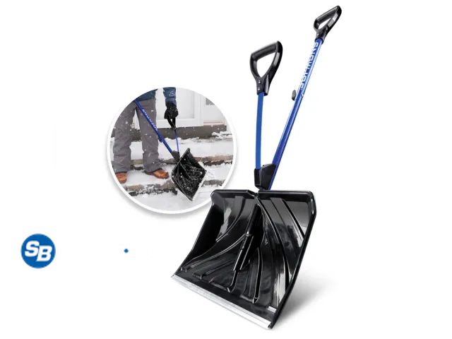 Lot 58-54454 - Snow Joe Shovelution Strain-Reducing Snow Shovel | 20-Inch | Spring Assisted Handle