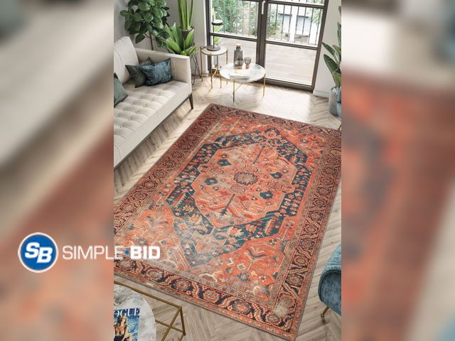 Lot 58-32787 - New Keen Home Design Machine Washable Area Rugs with Non-slip Backing, Ideal for Hallway, Living Roo...