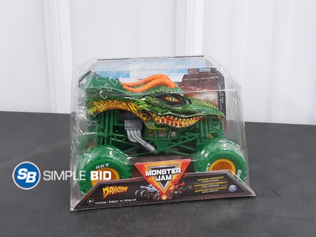 Lot 58-33680 - Monster jam Dragon 1/24th Scale Truck