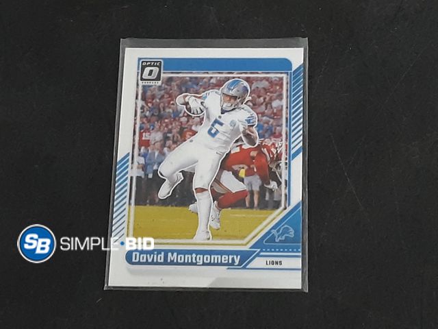 Lot 58-29550 - null Detroit Lions David Montgomery Football Card - 2024 Panini