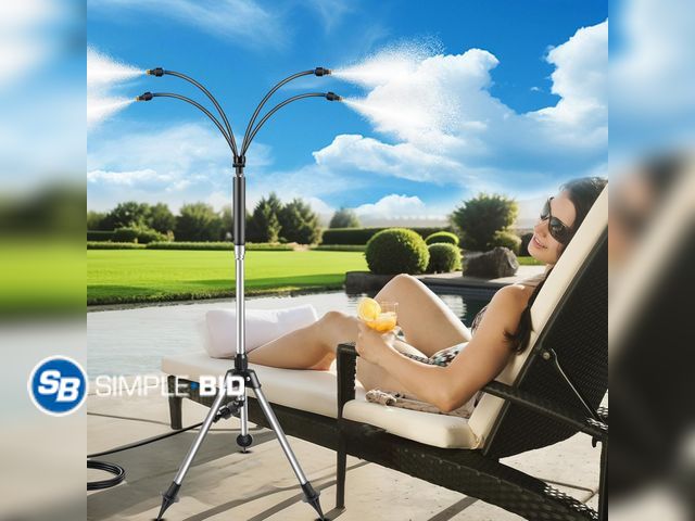 Lot 58-38898 - New Misters for Outside Patio,Cymuber 26.5 FT Portable Water Mister for Cooling Outdoor, Flexible St...