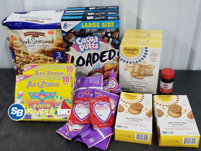 Lot 58-80901 - FOOD LOT! Lot of Various Foods - unopened - expired