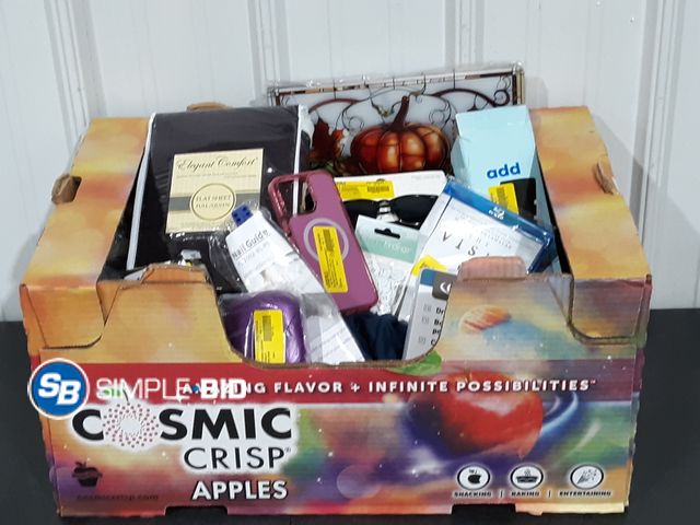 Lot 58-27102 - BOX of small amazon items - variety of items - unused