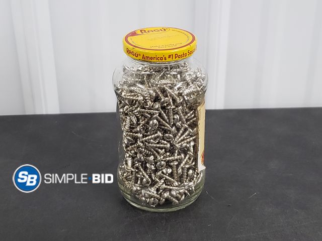 Lot 58-36624 - Jar full of Screws