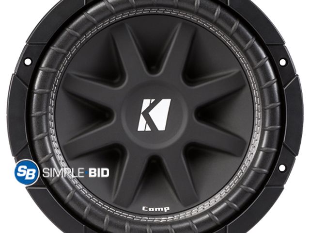 Lot 58-58482 - New New Kicker 43C104 10-inch 300 Watts Max Power Single 4 Ohm Car Subwoofer