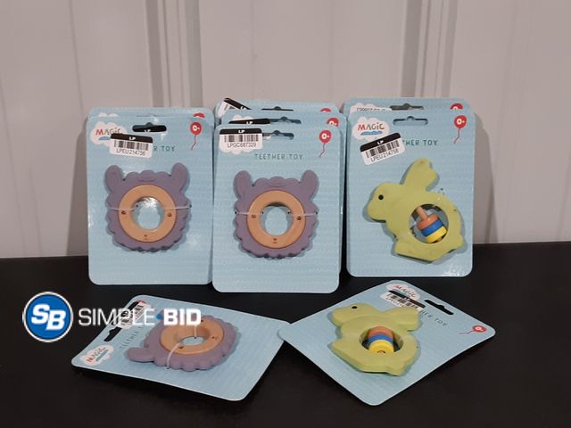 Lot 58-33035 - Lot of (9) New magic Teether Toys