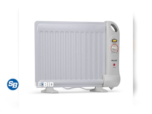 Lot 58-60132 - New Newair Portable Heater 400W, Silent Under Desk Heater, Slim Fit Design for Office, Home, Bedroom