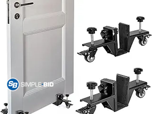 Lot 58-56450 - HOmiShare Door Installation Kit - Heavy Duty Door Board Dolly for 1 3/8" - 1 3/4" Pre Hung, Slab and...