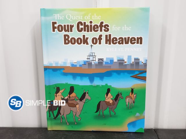 Lot 58-33646 - New The Quest of the Four Chiefs for the Book of Heaven Hard cover book