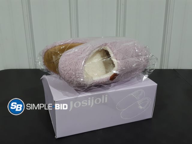 Lot 58-17437 - Josijoli Light Purple Slippers- Women's Size 9-10