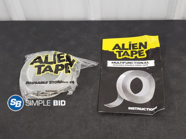 Lot 58-74649 - New Alien Tape Heavy Duty Double Sided Tape, Nano Tape,  7 Feet Clear