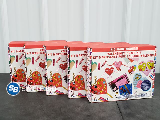 Lot 58-56507 - Lot of (5) New Valentine's CRAFT kits