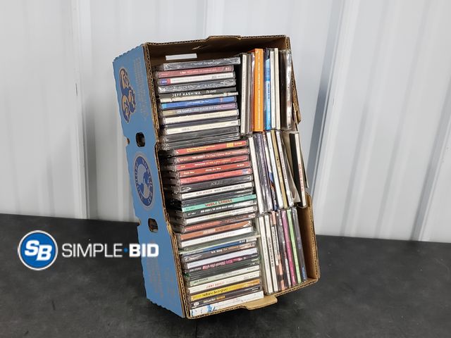 Lot 58-50379 - BOX full of CD's Variety of styles of Genre