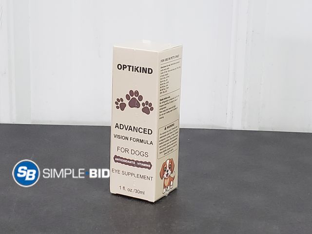 Lot 58-74770 - Optikind Advanced Vision Formula for Dogs - Eye Supplement - Expires 12/27