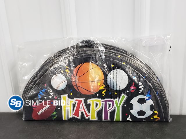 Lot 58-30935 - Lot of (25) Foil Happy Birthday Balloons - New in Package