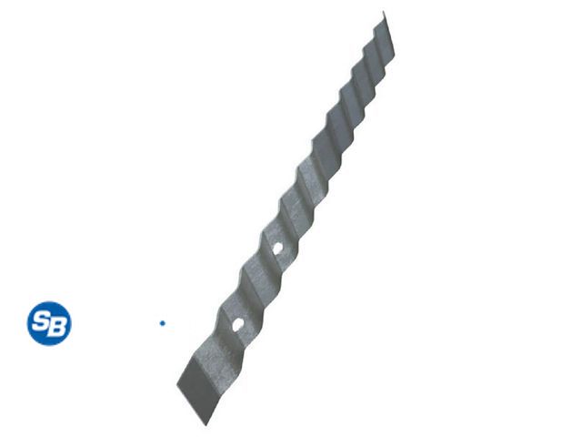 Lot 58-73576 - New Mutual Industries 7/8 in. x 6-3/8 in. 22-Gauge Wall Ties (Box of 500)