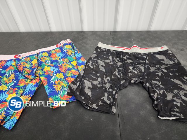 Lot 58-40177 - Lot of (2) New MEN'S Ethika Boxer Briefs - SIZE XL