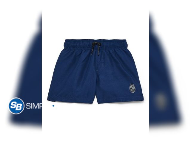 Lot 58-72154 - New Wonder Nation Boys Everyday Swim Trunks with UPF50, Size L