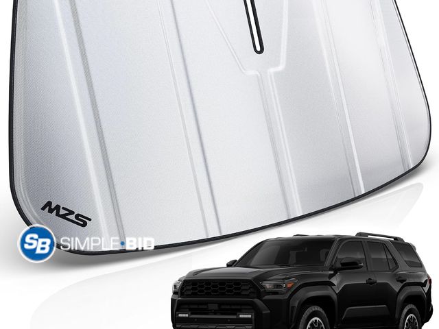 Lot 58-76169 - New MZS Windshield Sun Shade Compatible with 4Runner 2025-2026 6-Layer Heat Insulation, 99% UV Block...