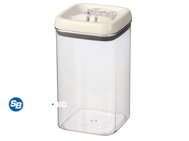 Lot 58-54673 - New Better Homes &amp; Gardens Canister - 9.9 Cup Flip-Tite® Square Food Storage Container, Ideal Us...