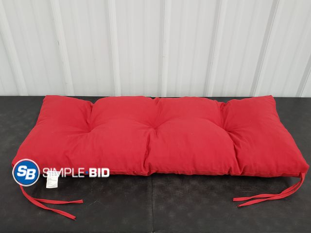 Lot 58-75055 - Patio Bench Cushion Red