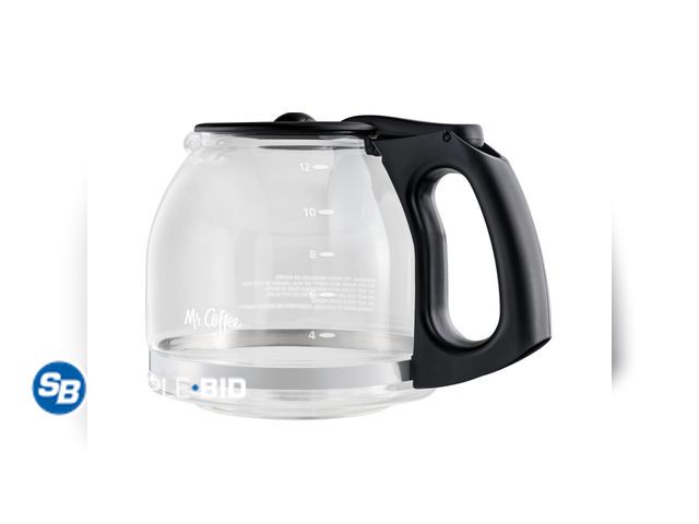 Lot 58-60749 - New Mr. Coffee 12 Cup Glass Replacement Coffee Carafe