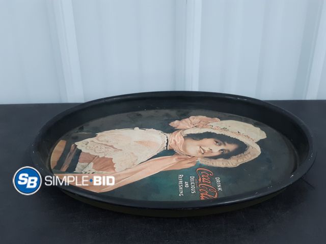 Lot 58-29698 - Metal Coca-Cola Tray