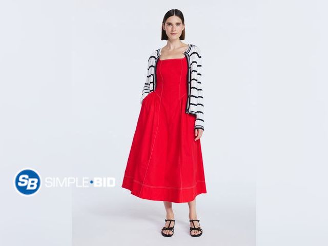 Lot 58-70614 - Free Assembly Women's and Women's Plus Sleeveless Cotton Panel Maxi Dress - Size Medium 8-10 - NWT