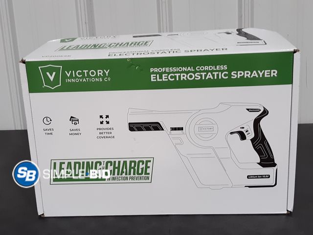 Lot 58-28577 - Victory Innovations Co - Professional Cordless Electrostatic Sprayer